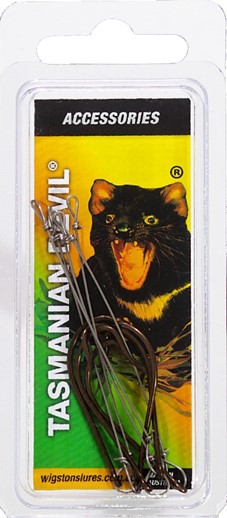 Оснастка с одним крючком WIGSTON LURES  LITTLE DEVIL 13.5GM TREBLE CENTRES (Qty 5)